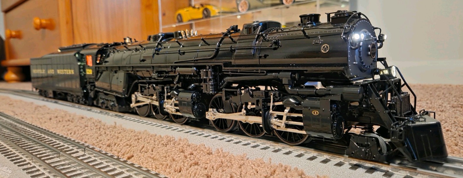 Lionel Vision Line Norfolk & Western Class A #1218 Excursion Version