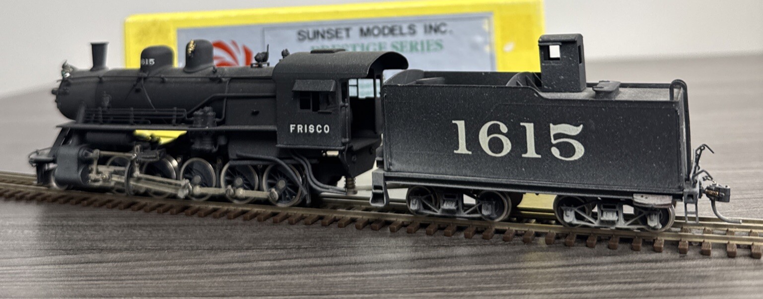 Sunset Models Inc. Prestige Series HO Brass #HO119P Frisco 2-10-0 Painted/Wthrd