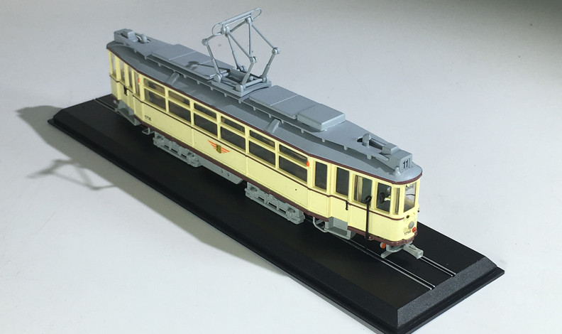 1/87 Scale Dresden Germany GroBer Hecht C&ULHB 1931 Urban Rail Trolley Model