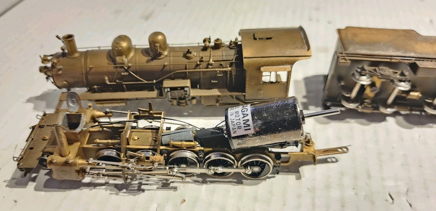 Pacific Fast Mail HO Scale Brass 2-10-0 Russian Decapod Undecorated