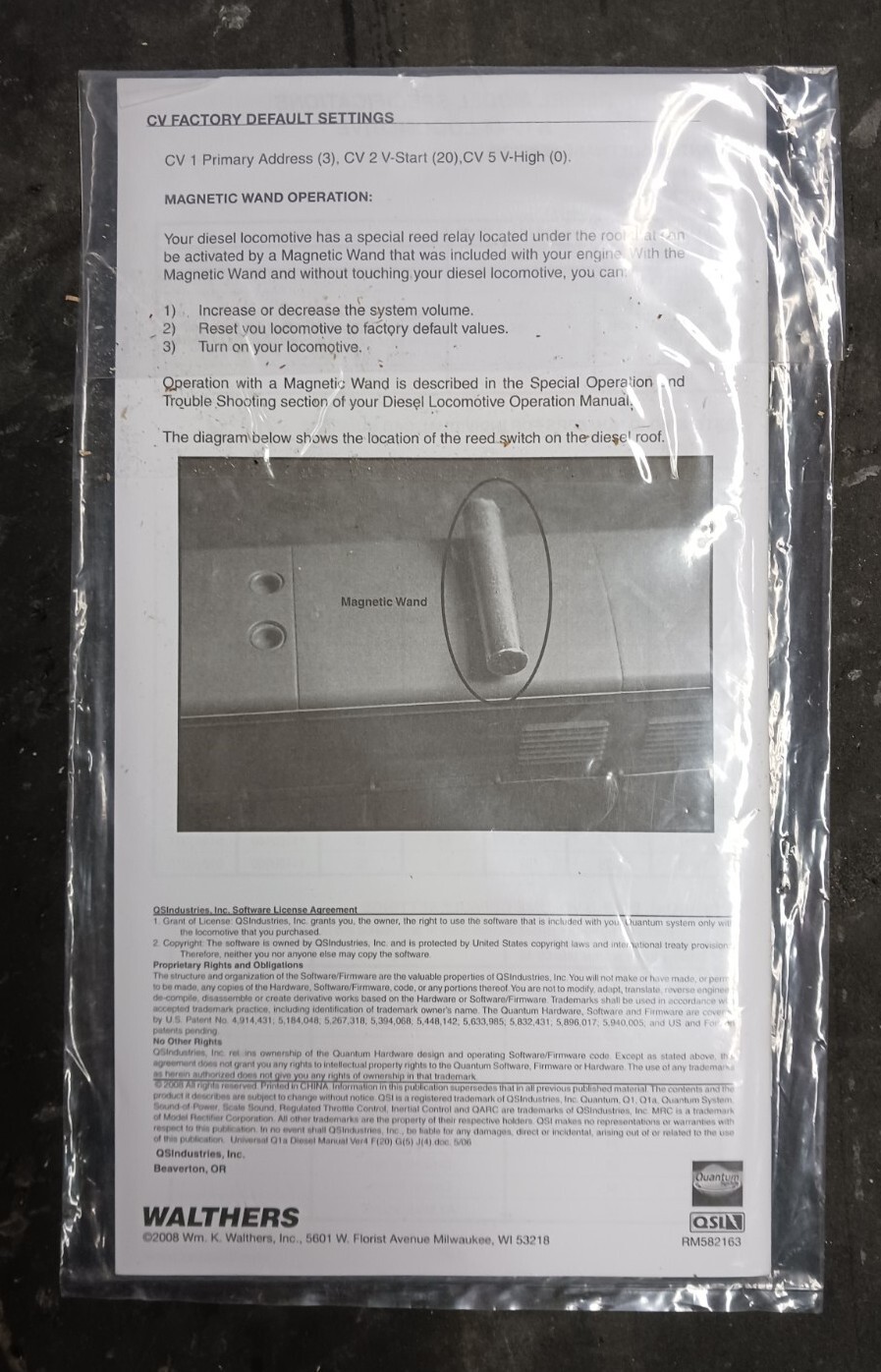 Proto 2000 HO Fairbanks-Morse H10-44 QSI DCC – MANUAL ONLY (TG)