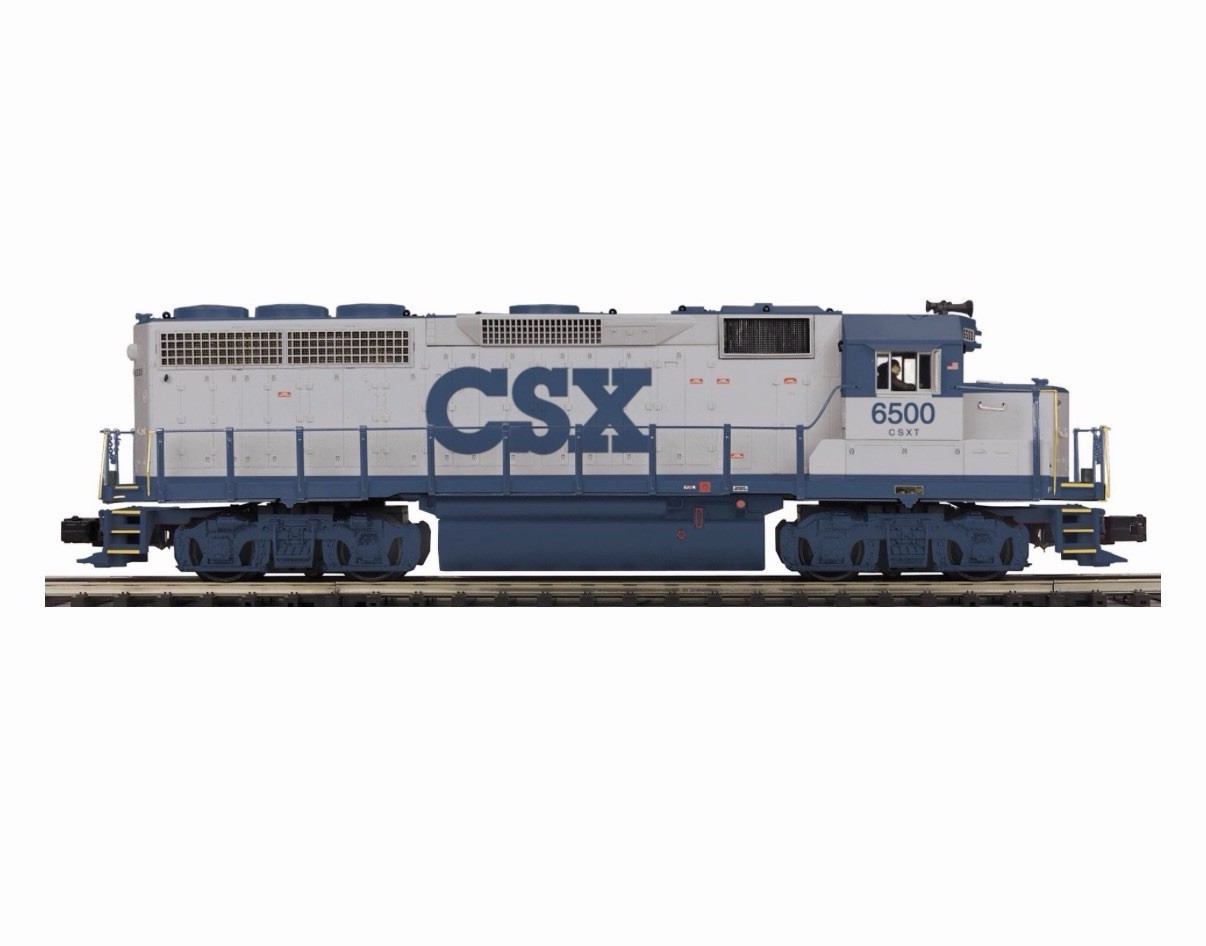 MTH GP-40 CSX #6500 O Gauge Diesel Locomotive 20-20828-1