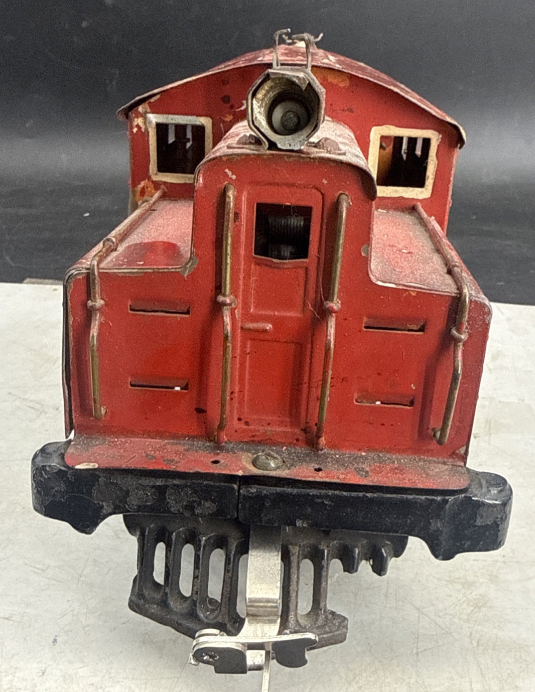 Ives Prewar 3243R Standard Gauge Locomotive 4-4-4 Runs Red Missing Whl 2 Sets