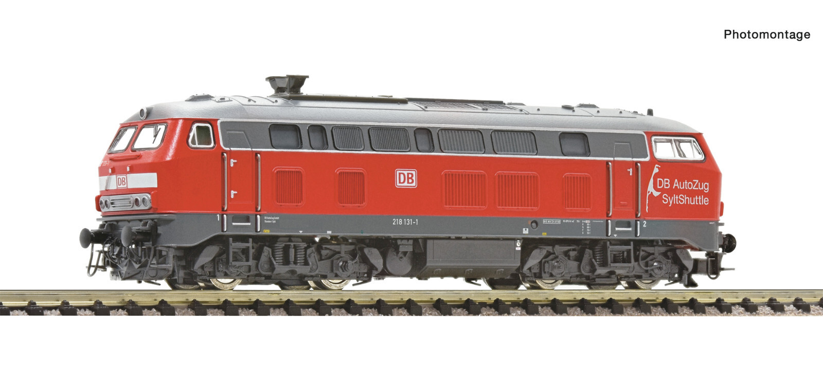 Fleischmann N 724222 Diesel Locomotive Br 218 131-1 DB EP VI Analogue Nip 1:160