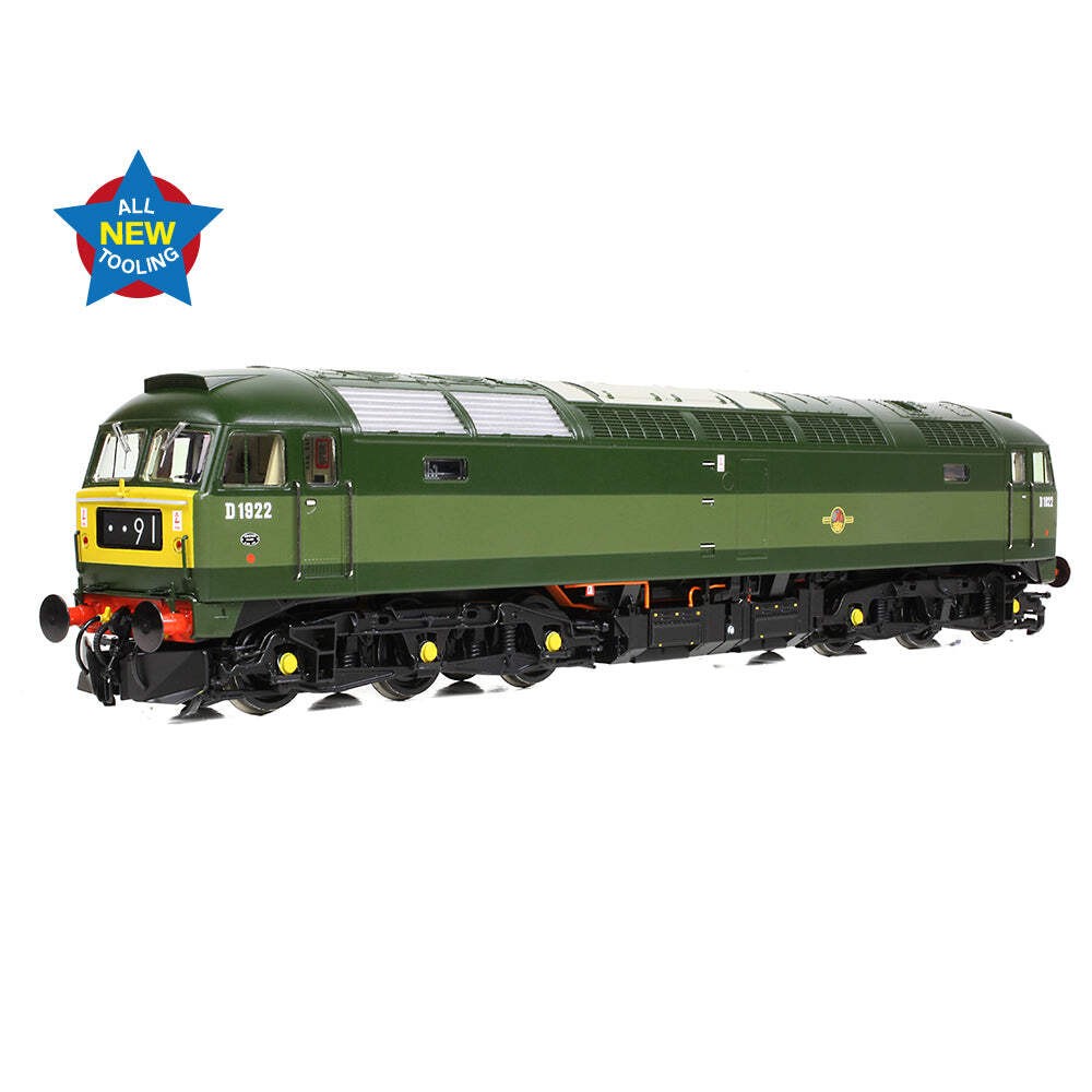 Bachmann 35-410A OO Gauge Class 47/0 D1922 BR Two-Tone Green (Small Yellow Panel