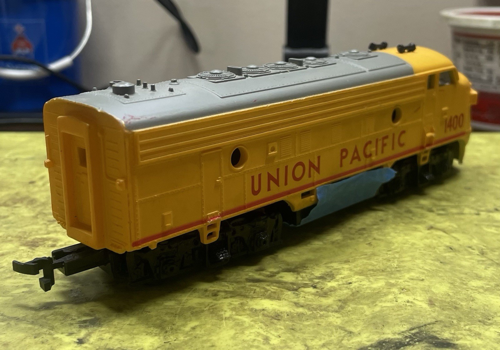 HO Life Like Union Pacific #1400 F7 Locomotive Engine Serviced Lot A53
