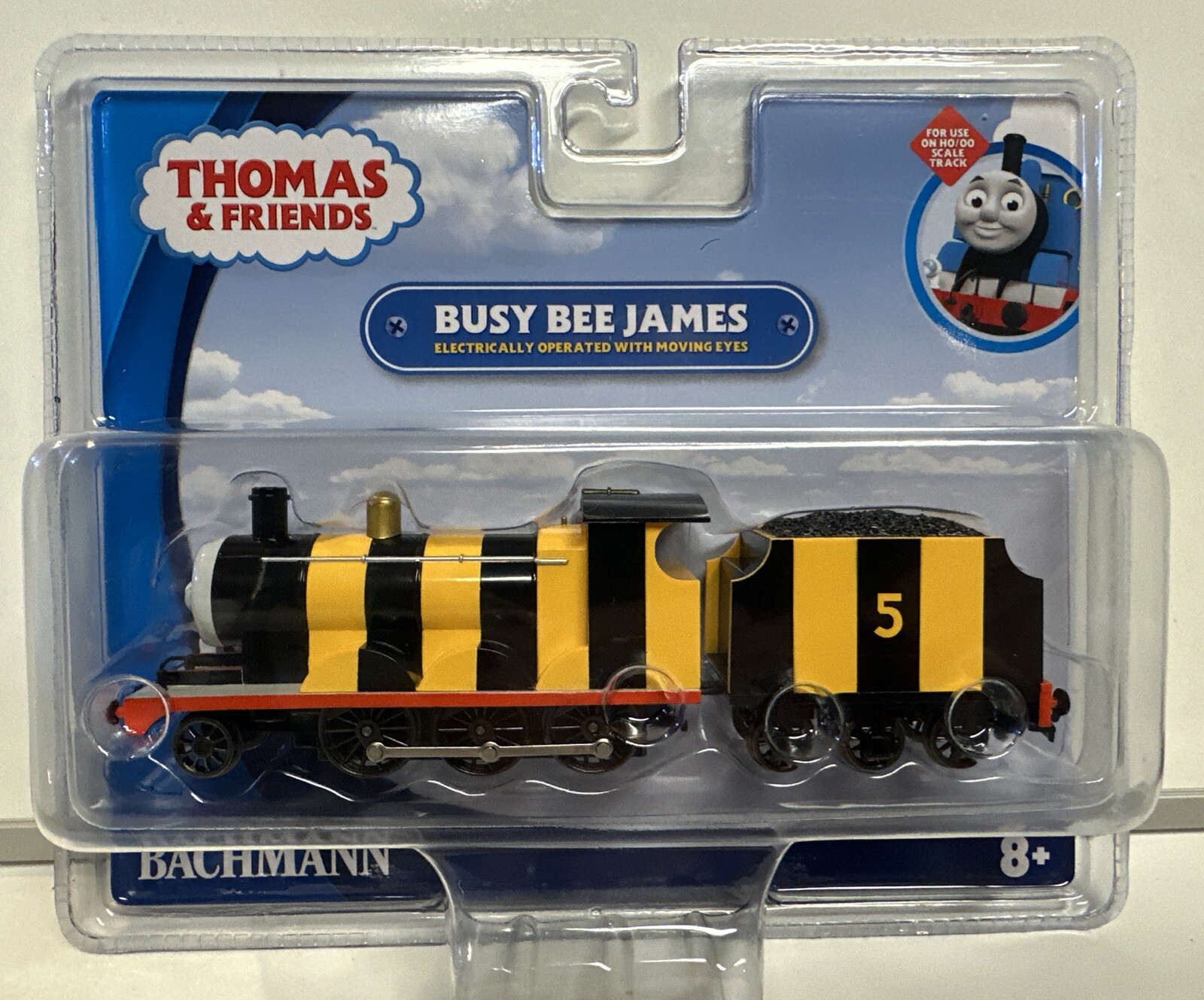 Bachmann HO Scale Thomas & Friends Busy Bee James Engine & Tender #58821