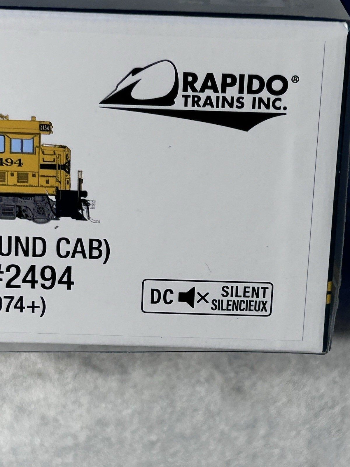 Beautiful Rapido Santa FeRR EMD CF-7 #2494 DC/Silent DCC Ready HO