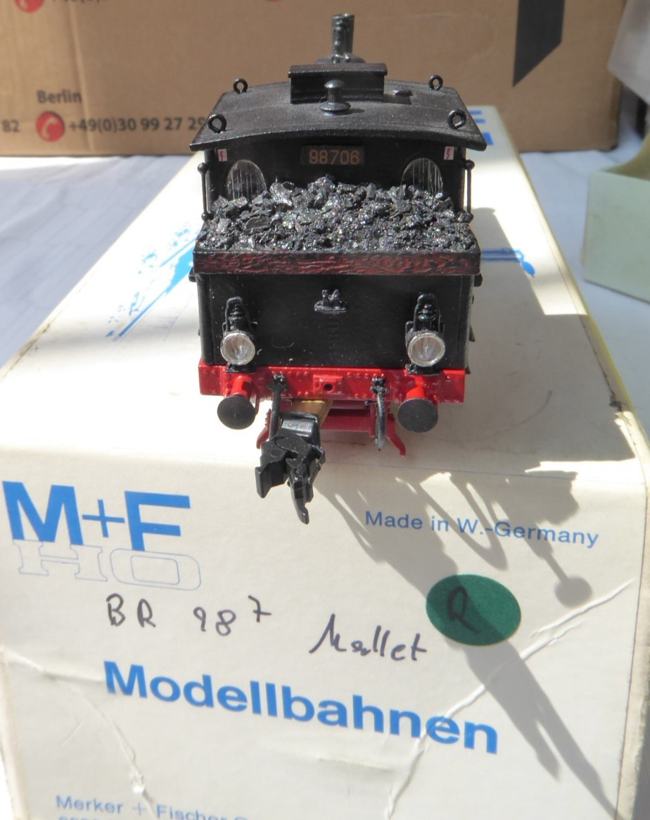 M+F H0 BR 98 Mallet Steam Locomotive DRG Epoche II 1:87 Analog DC