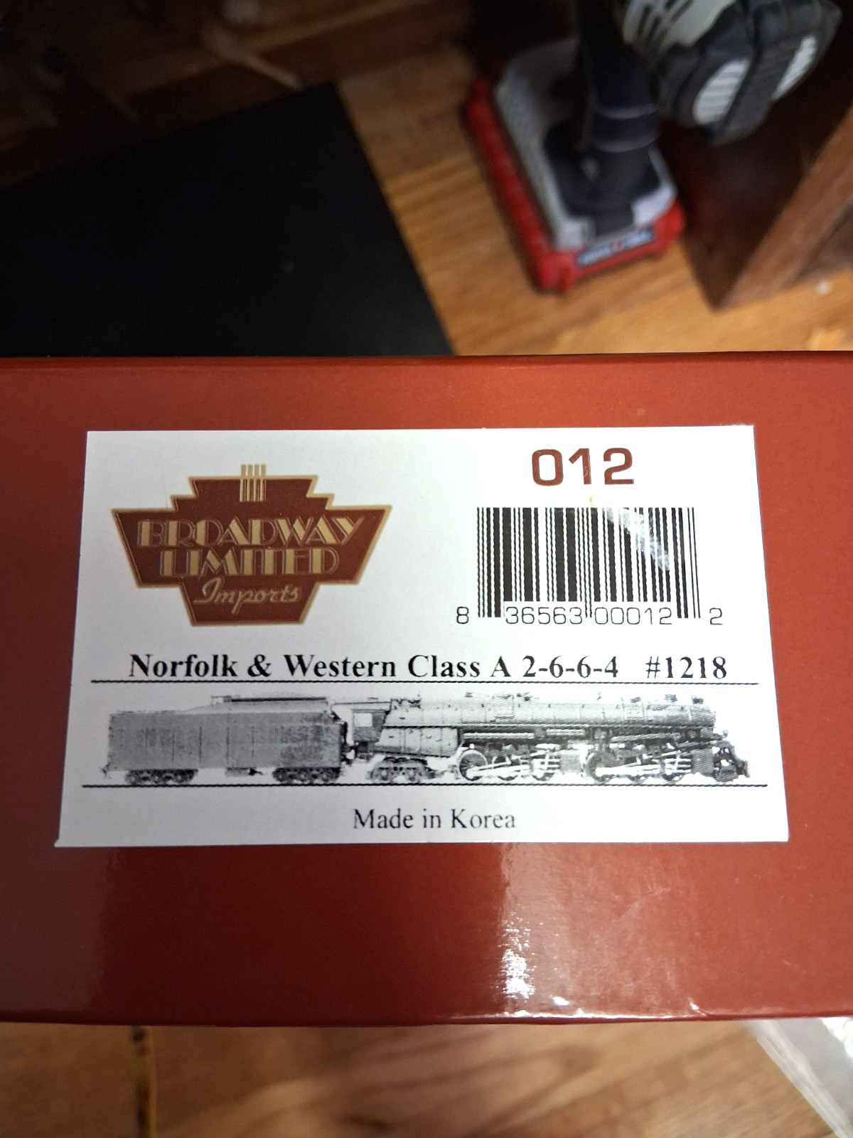 HO Scale BROADWAY LIMITED N&W Class A 2-6-6-4 #1218 PARAGON MINT IN THE BOX!