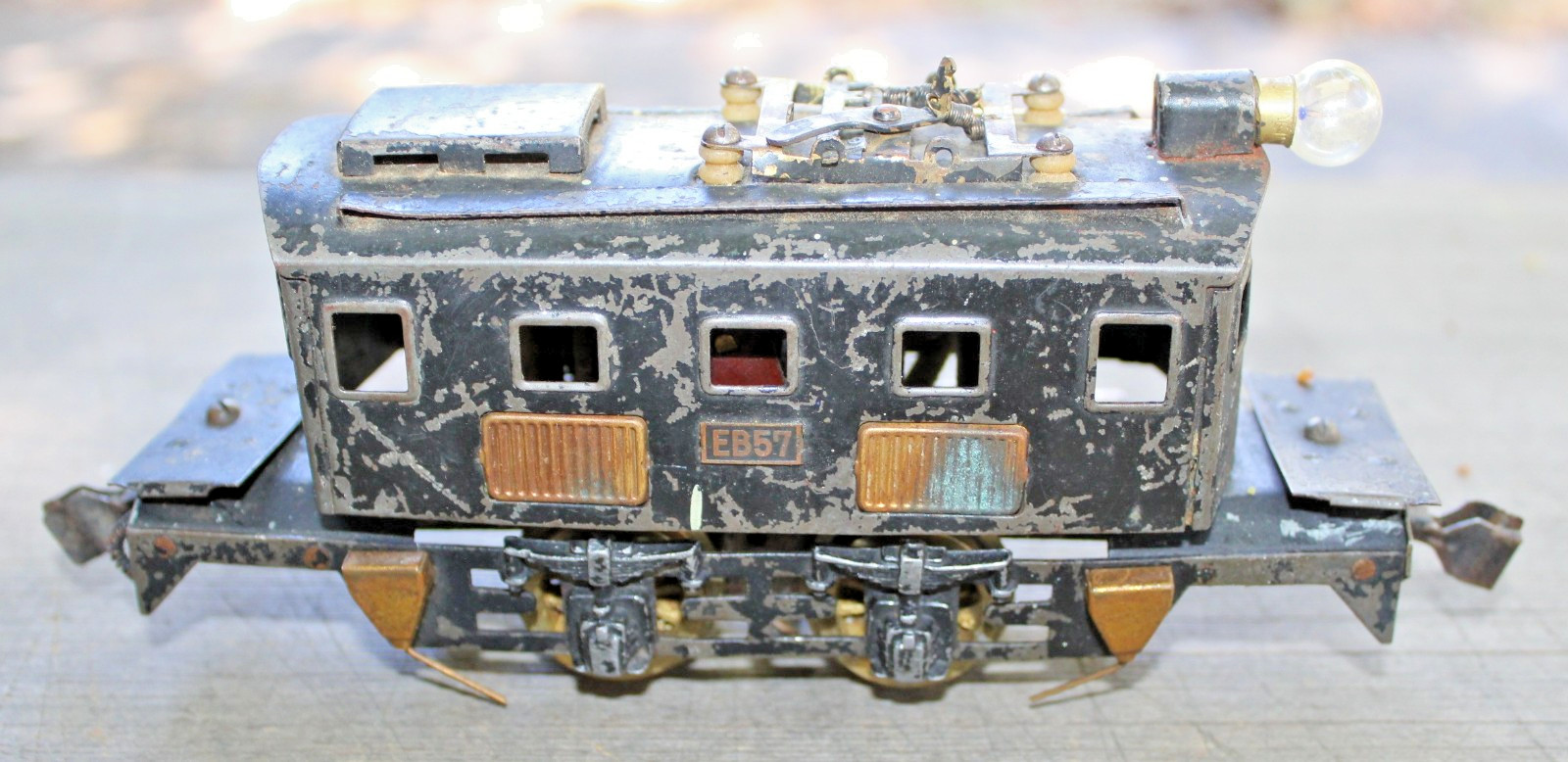 Vintage Seki / Sakai O Gauge? Train Engine made in Japan Eb57 Prewar 3-Rail b2