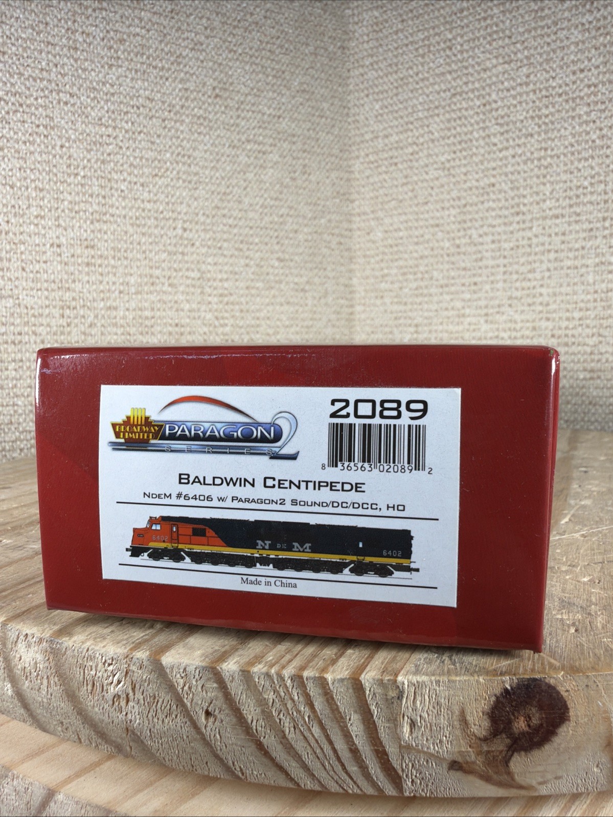 Broadway Limited Paragon 2 #2089 Baldwin Centipede HO NDEM #6406 Sound/DC/DCC