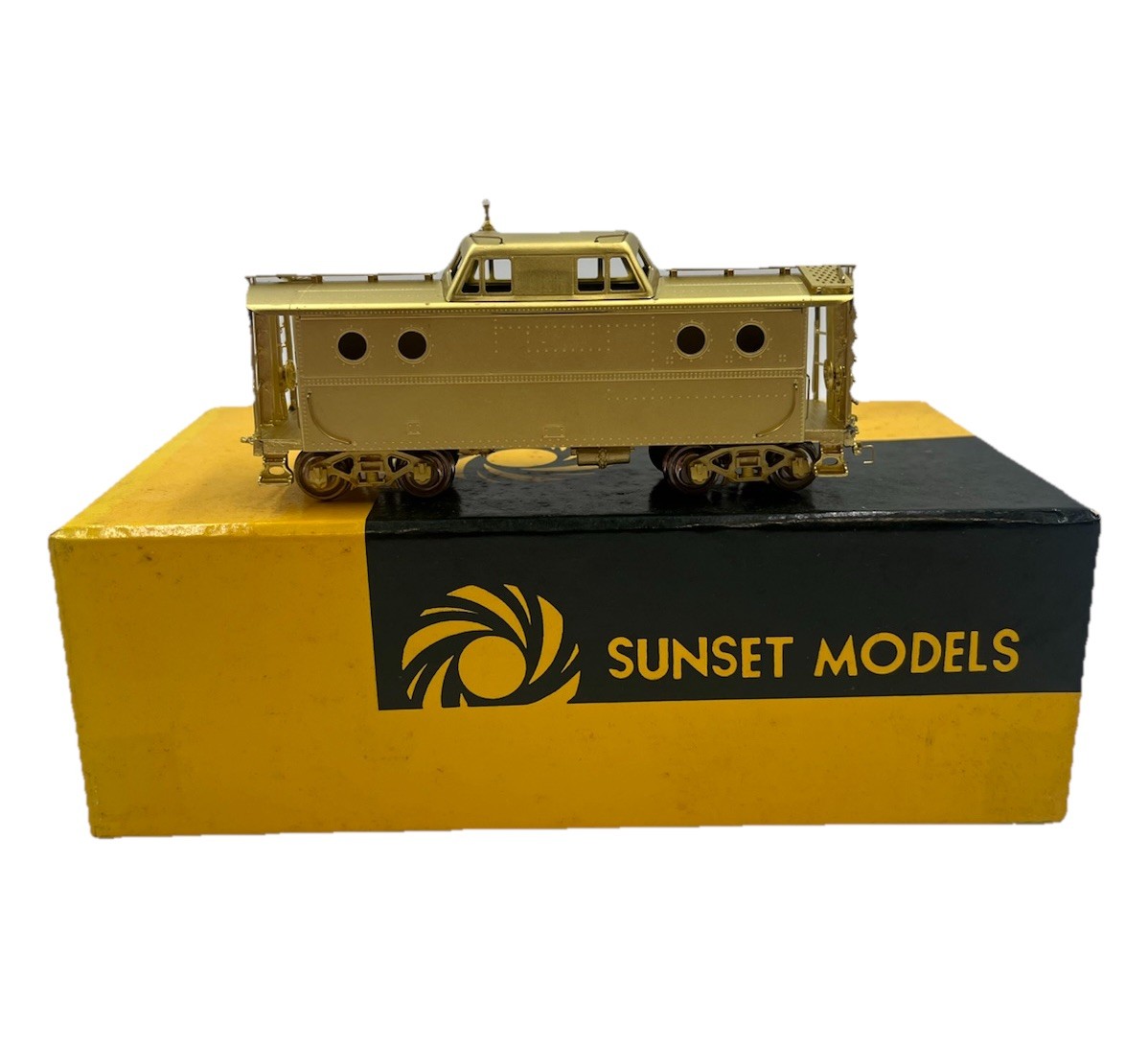 Ho Scale brass engine Sunset Models Inc N5c No Antenna PRR Steel Cabin Car