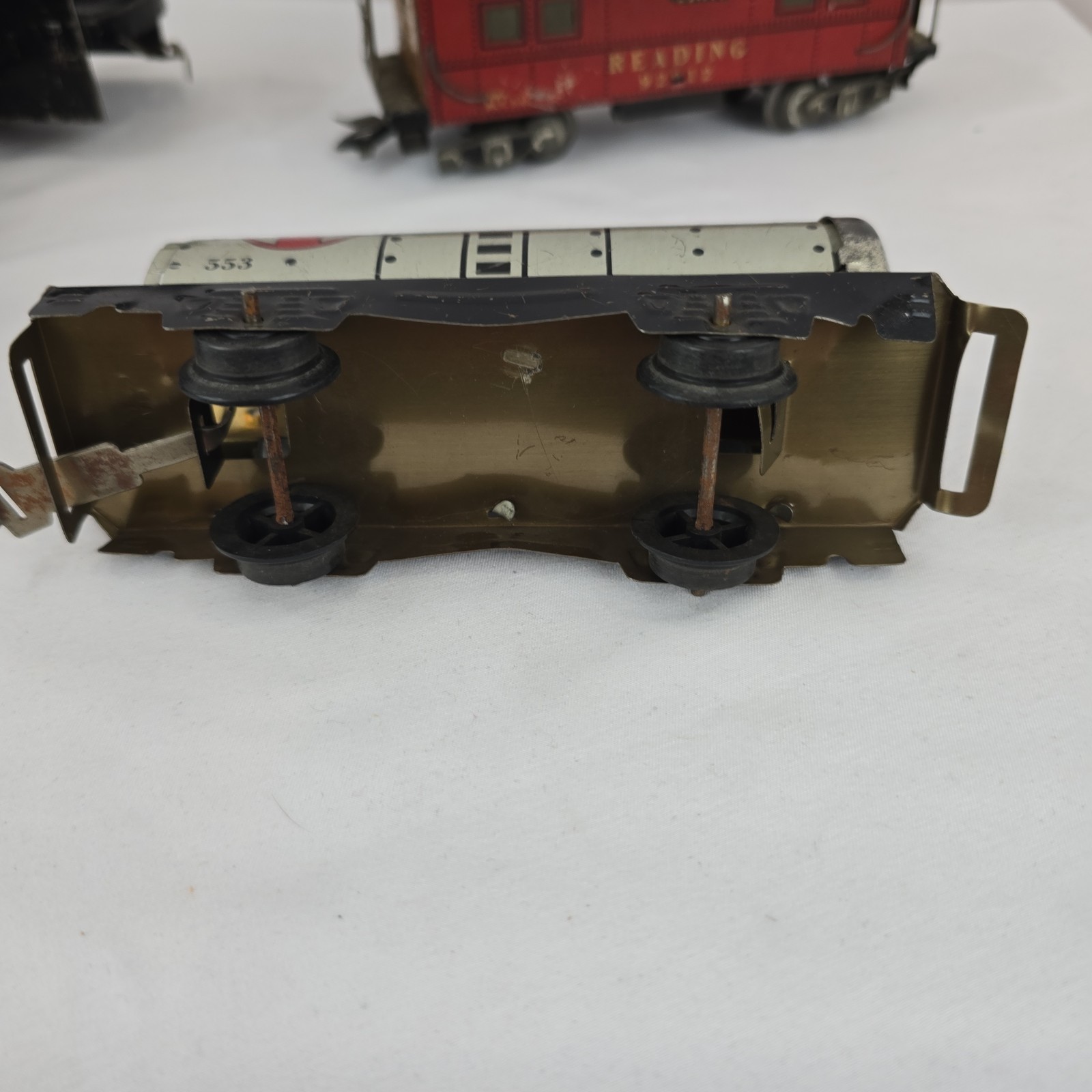 Vintage Marx Wind Up Locomotive Tin Lot – No Key & Untested – Please See Picture