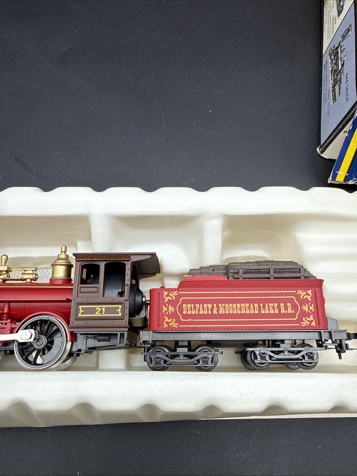 AHM Rivarossi HO Scale 2-4-0 Bowker Steam Locomotive