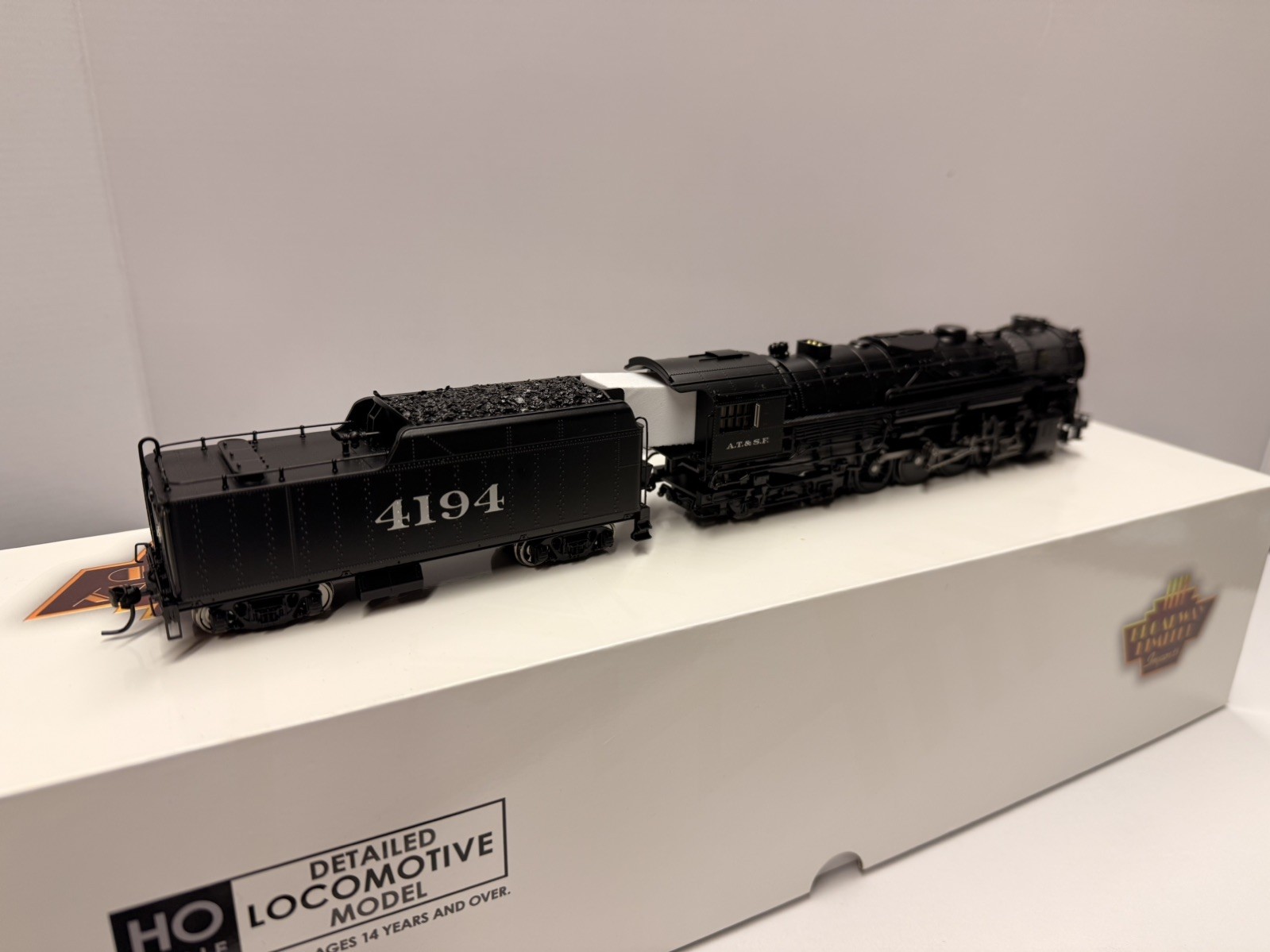 Broadway Limited Paragon 4 HO ATSF T1a Berkshire #4194 DCC Sound, 7891