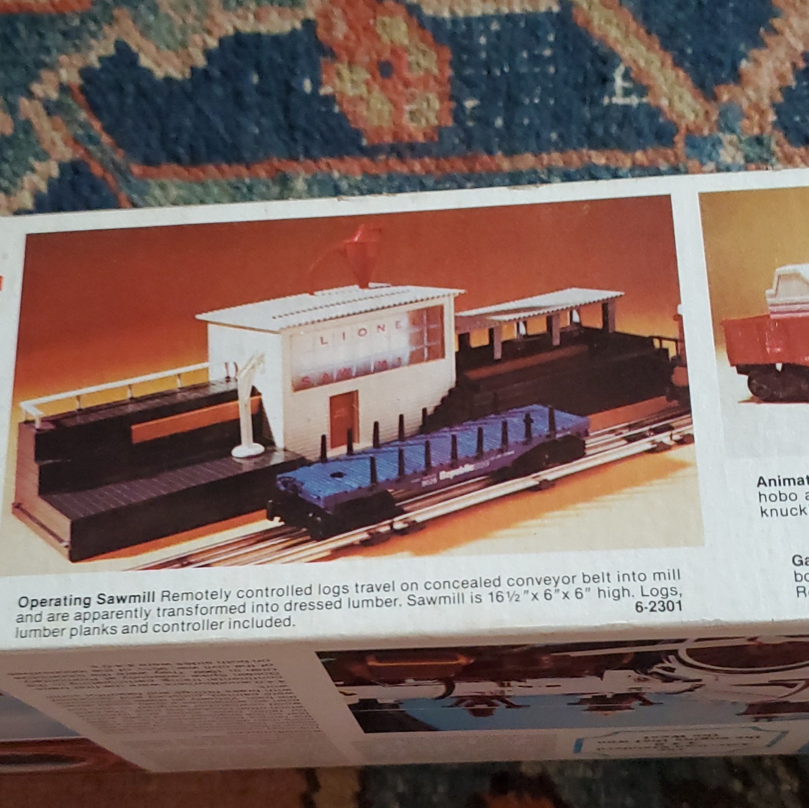 Lionel O American New in box 4-4-0 Rock Island & Peoria Loco & Tender 6-8004