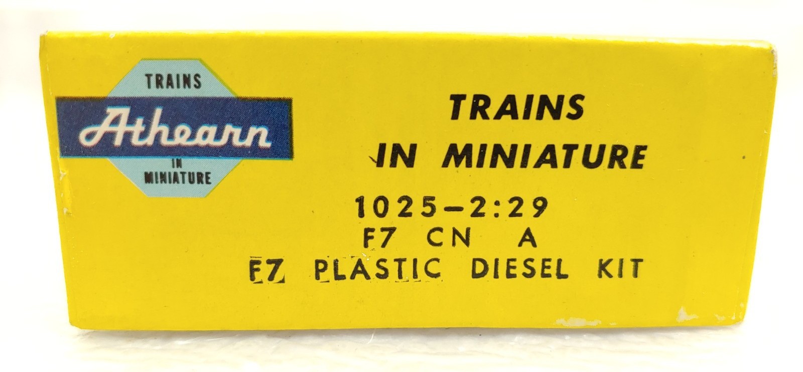 Rare Athearn HO Yellow Box 1025 F7 CN A Diesel Locomotive Engine Dummy In Box