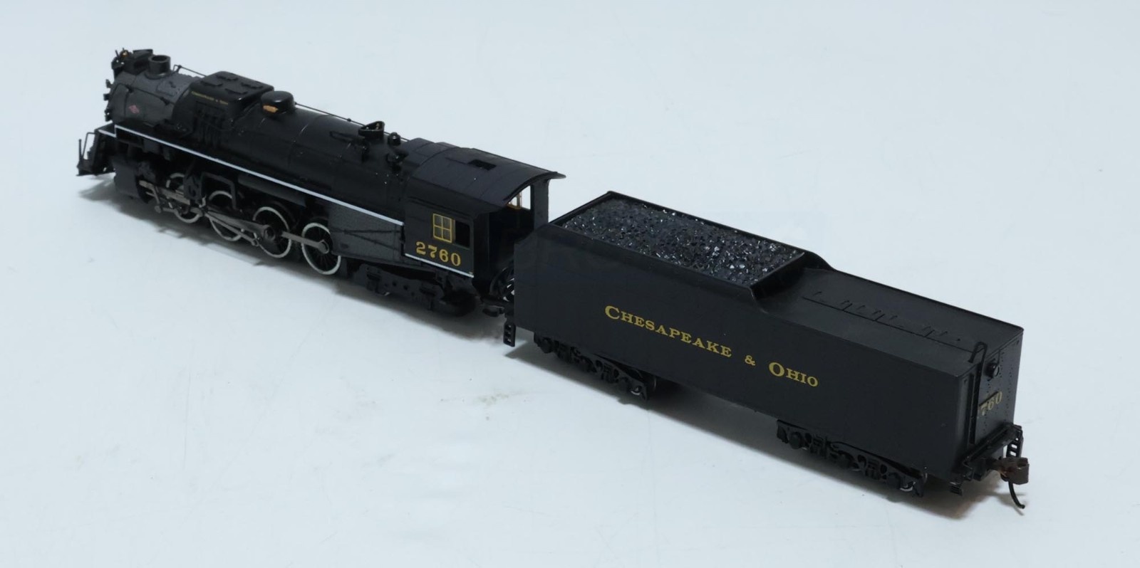 Bachmann Chesapeake & Ohio #2760 2-8-4 Locomotive & Tender DCC N Scale