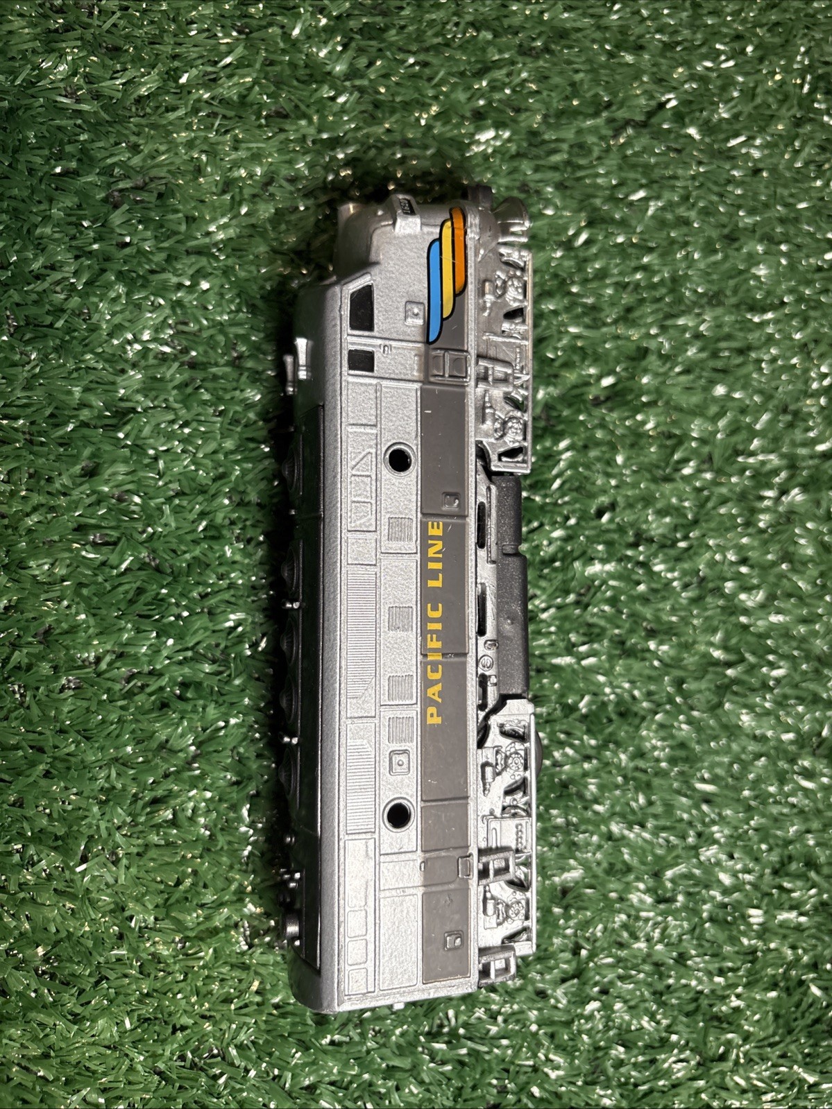 Vintage 1990 TOMY Smith Pacific Line Diecast Locomotive Train – 7” Japan