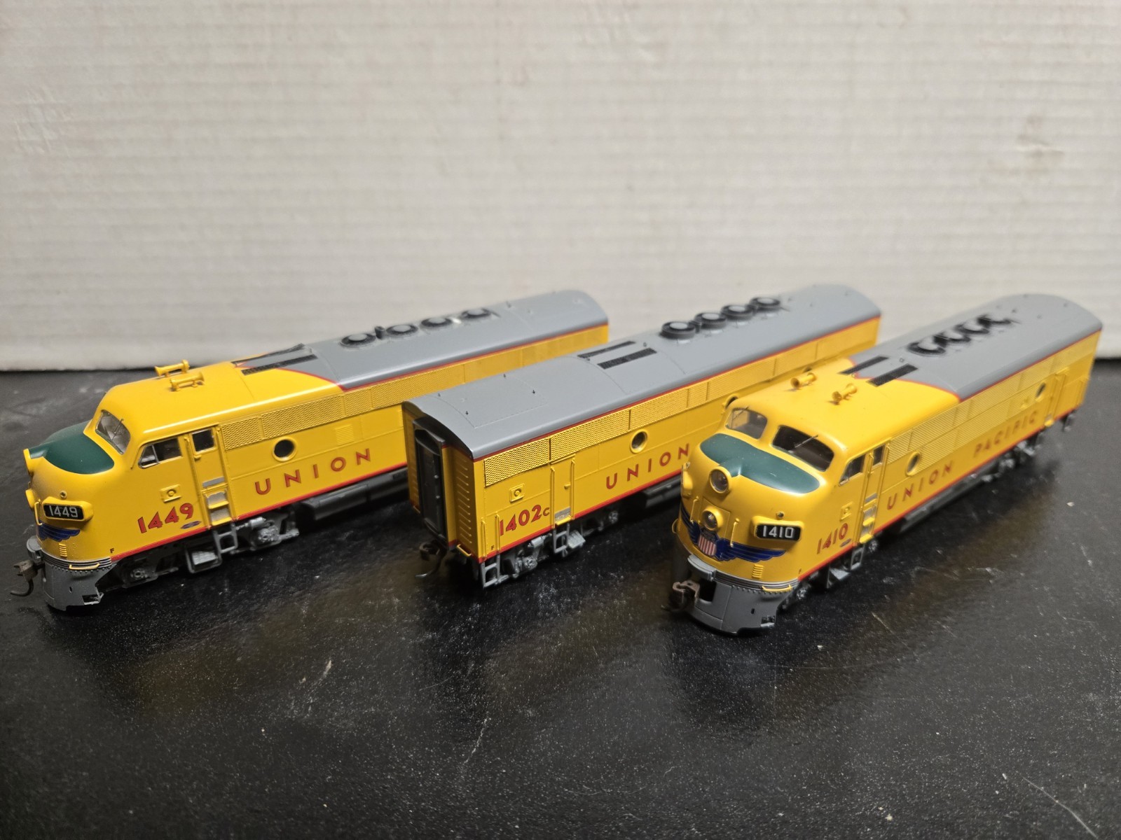 HO Scale Athearn Genesis EMD F3, UP Union Pacific ABA Set Of 3, DCC Ready