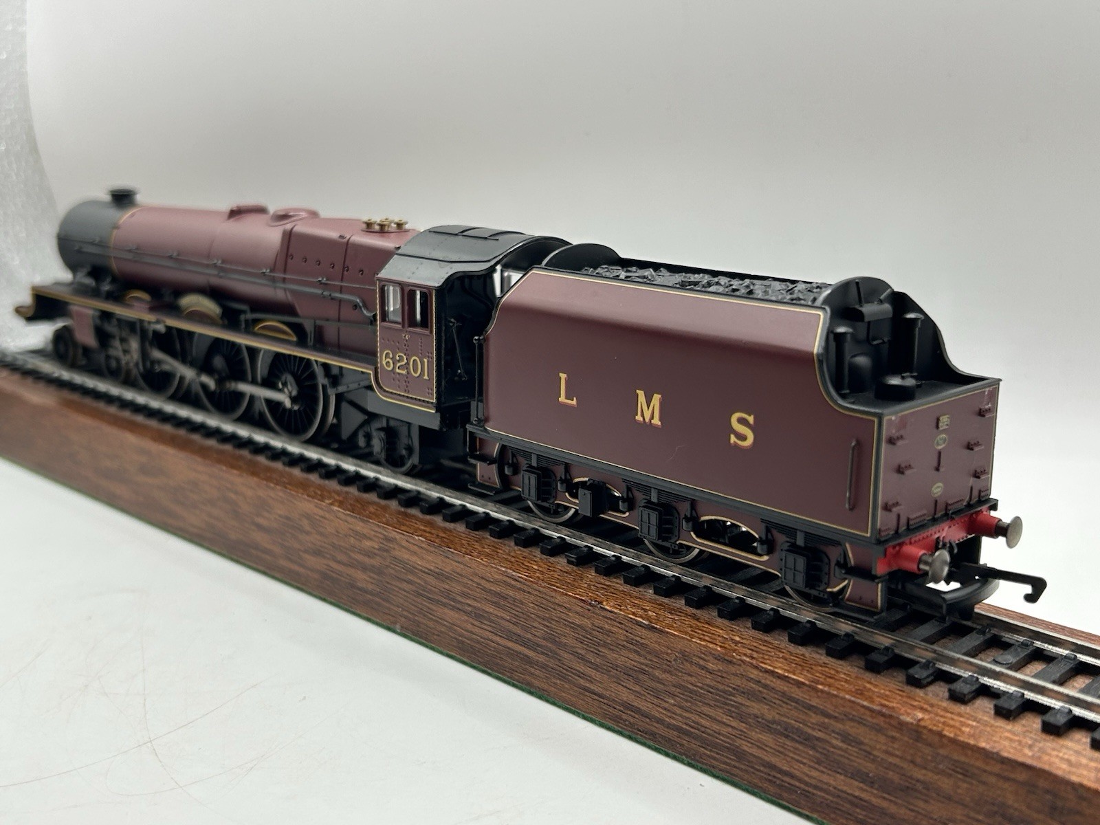 OO Hornby LMS Princess Royal Class 4-6-2 Locomotive #6201 ‘TTS Sound’ – (VG)