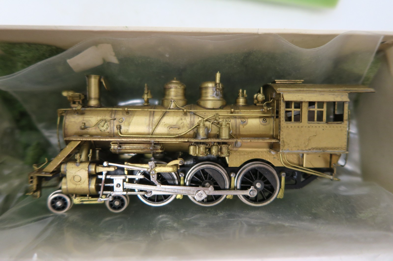 Fujiyama Kogyo A&LM 4-6-0 Steam Locomotive Brass Color Undecorated HO Scale