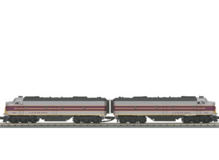 MTH Rail King 30-2450-1 LACKAWANNA E-8 AA Diesel Engine Set w/ProtoSound2.0 O