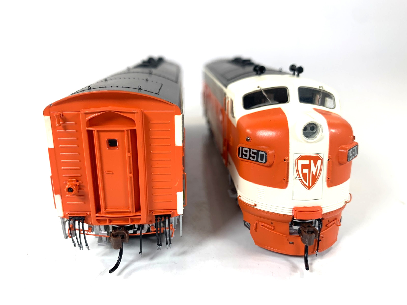 Athearn Genesis HO G22843AB EMD Demonstrator F7A Diesel 1950C&B- DCC/ Sound