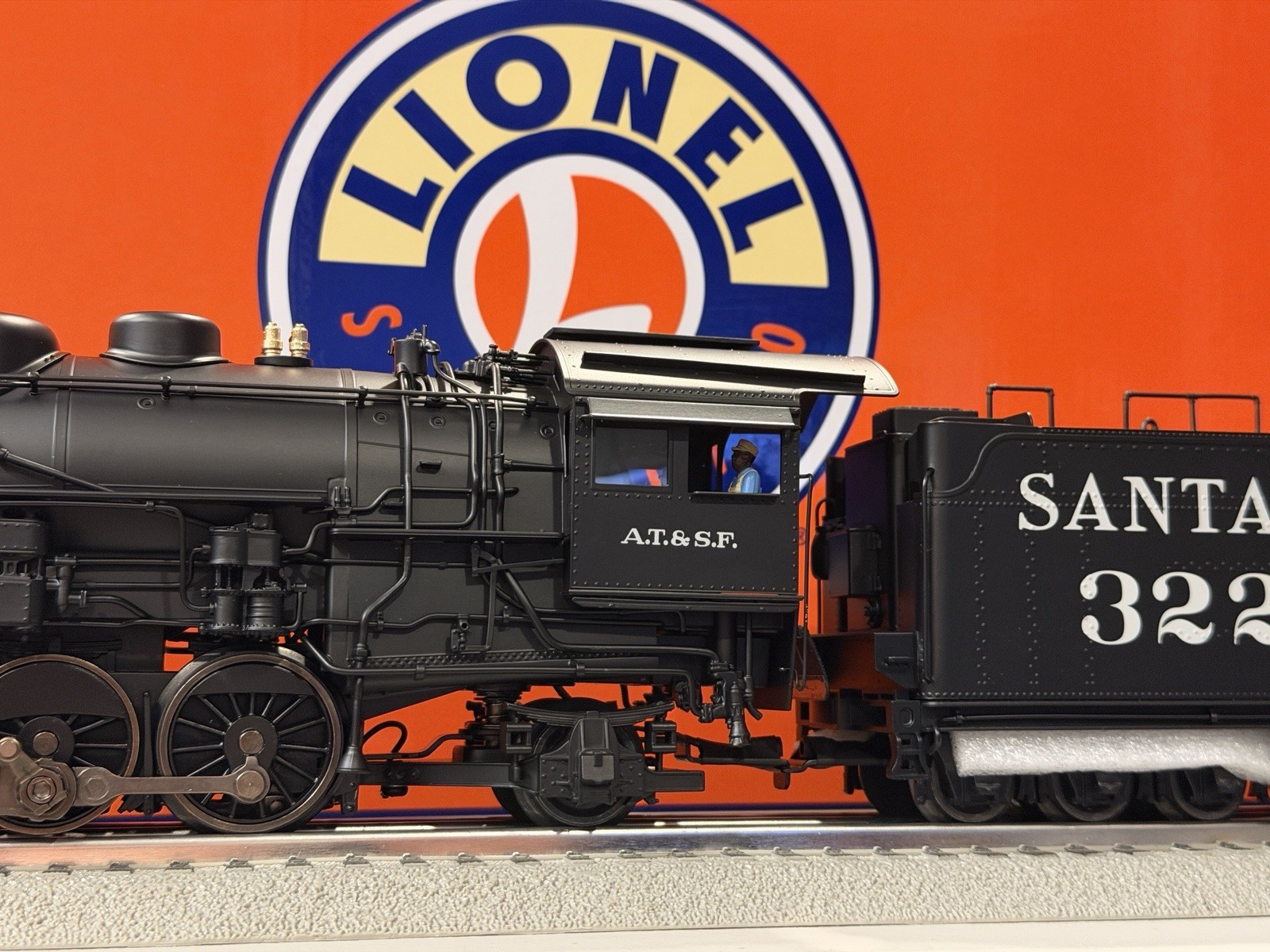 Lionel O-Scale 6-84472 Legacy ATSF Santa Fe Brass Hybrid Mikado Steam Locomotive