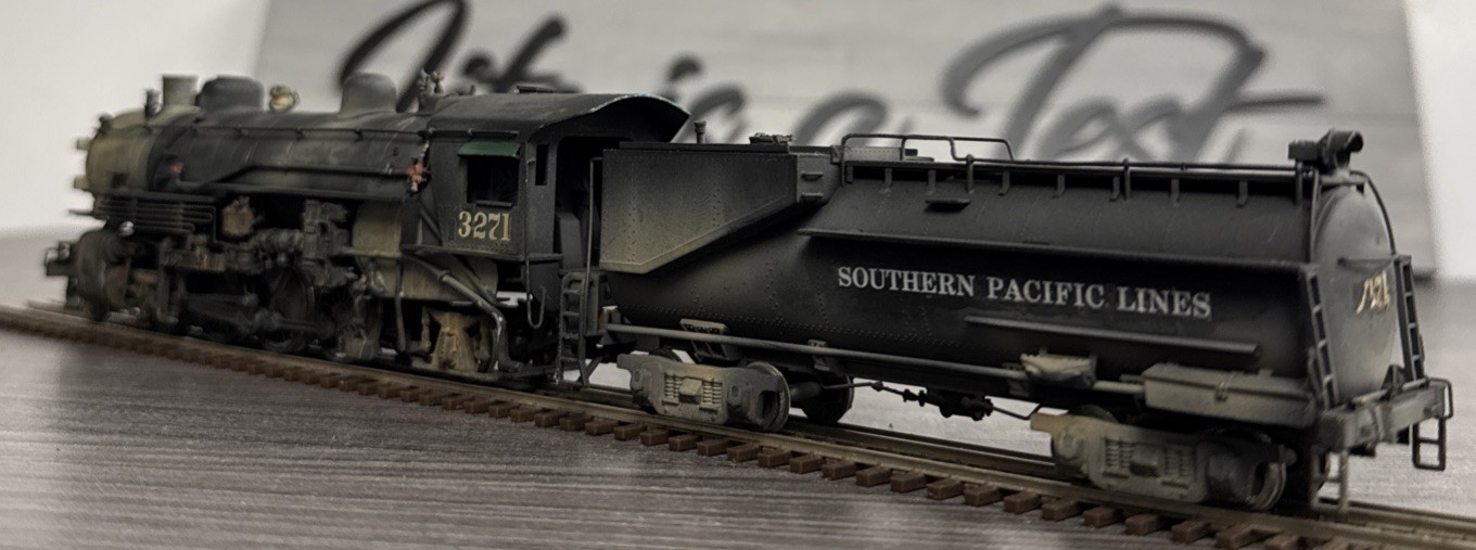Balboa Scale Models HO Brass Mikado Southern Pacific 2-8-2 MK-5 #3271 – DNR/TLC!