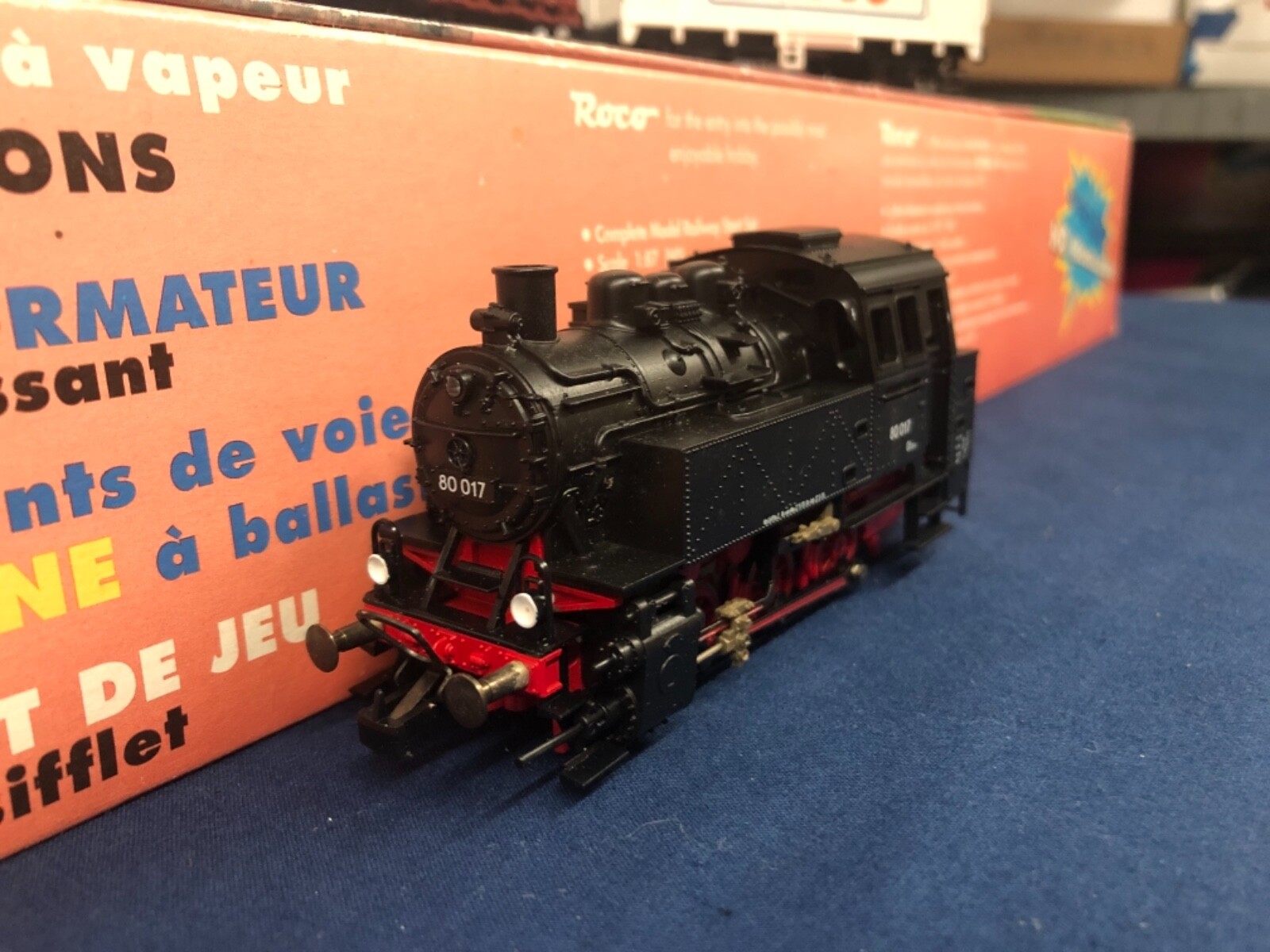 Rocco HO Scale BR 0-6-0 Steam Engine Freight Ready To Run Set 41140