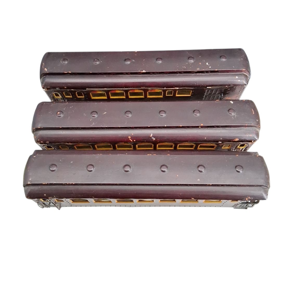 Ives Standard Gauge National Limited Coach Cars Set of 3 Mount Vernon Manon