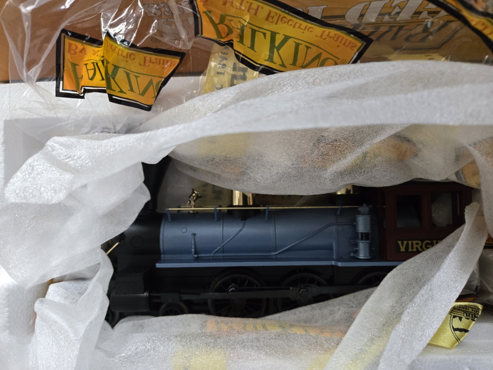Rail King O Gauge Virginia & Truckee 4-6-0 Ten Wheeler Steam Engine & Tender…
