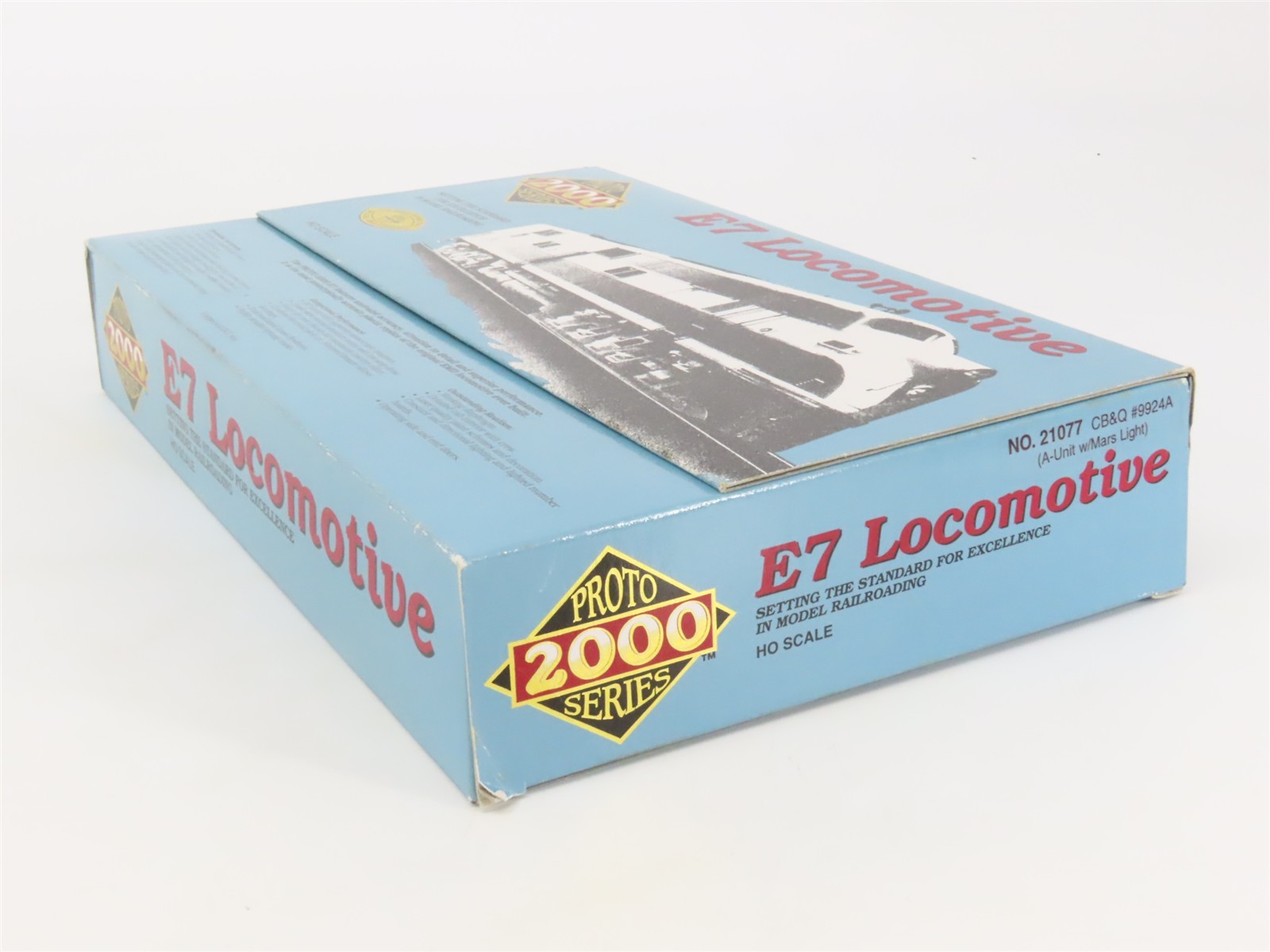 HO Proto 2000 21077 CB&Q Burlington Route EMD E7A Diesel #9924A – DCC Ready