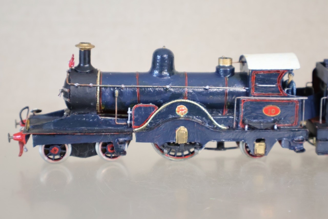 HORNBY KIT BUILT GREAT EASTERN RAILWAY GER 4-2-2 CLASS P43 LOCOMOTIVE 10 op