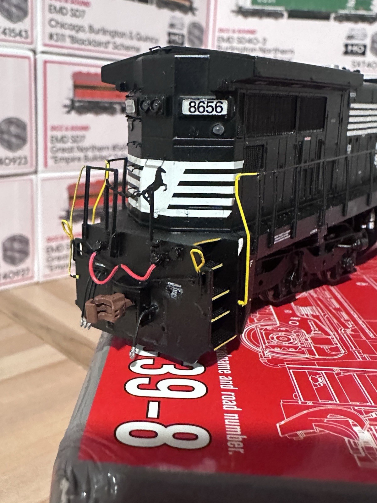 Scaletrains HO GE C39-8 Phase III Norfolk Southern #8656 DCC&Sound USED Heavily