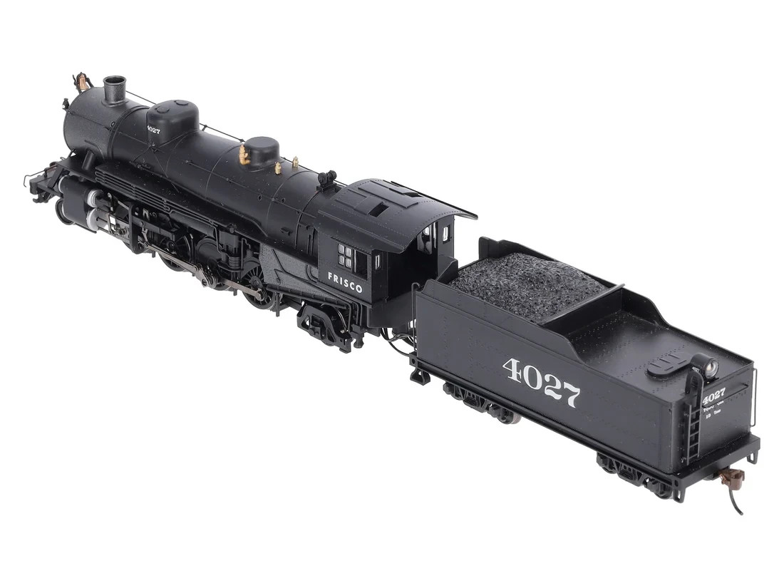 BACHMANN 54405 HO SCALE Frisco #4027 2-8-2 Light Steam Loco w/ Med Tender DC