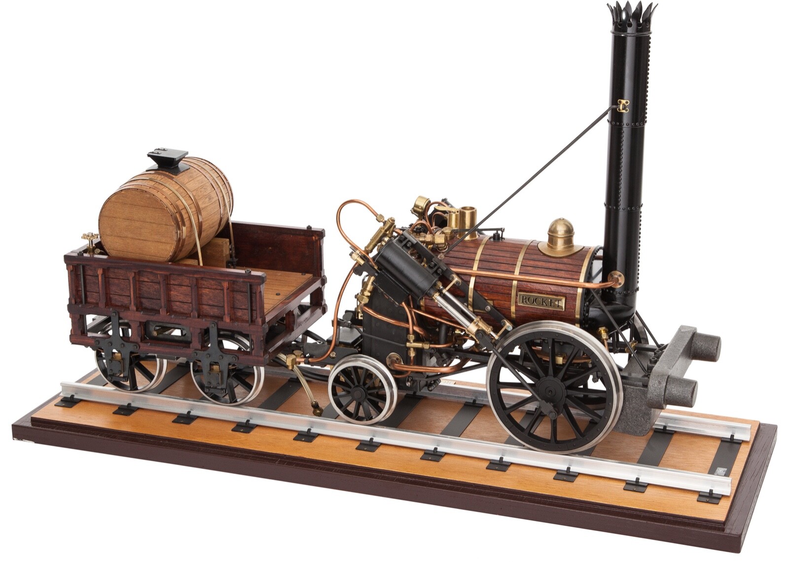Model Railroading 16″ X 20″ Poster of Vintage Steam Locomotives & 1876 RR Pass
