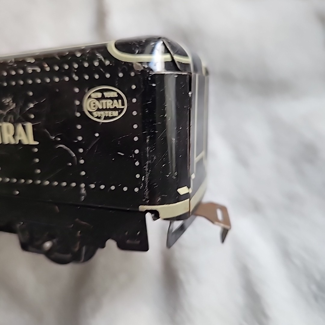 MARX WINDUP ENGINE O GAUGE LOCOMOTIVE 1950’s & NYC TENDER CAR *AS IS*