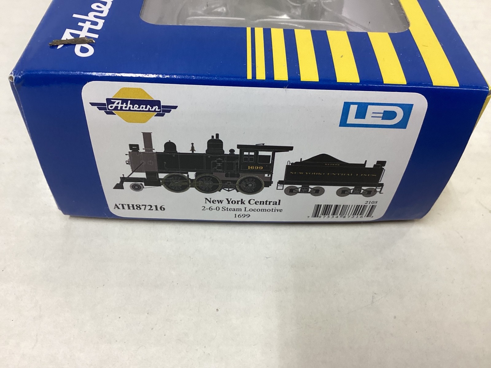 Athearn #87216 HO scale “NYC” 2-6-0 steam engine DCC & SOUND READY Rd.#1699