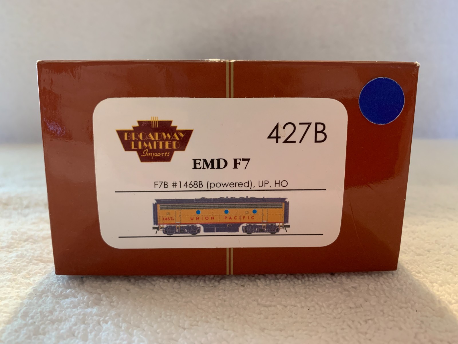 Broadway Limited #427B HO Scale Union Pacific EMD F7 F7B Powered Dummy #1468 DCC