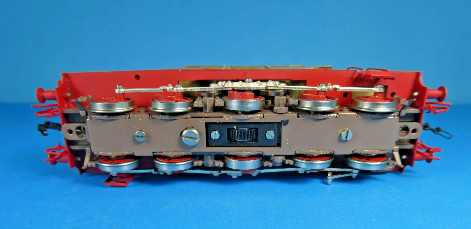 METROPOLITAN FS E554 3-PHASE (TRIFASE) ELECTRIC LOCOMOTIVE-HO 2R 1974 BRASS OB