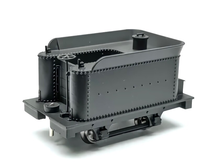 HOn3 Scale Toma 0-4-0 H.K. Porter Steam Locomotive w/Tender Kit Fluted Engine