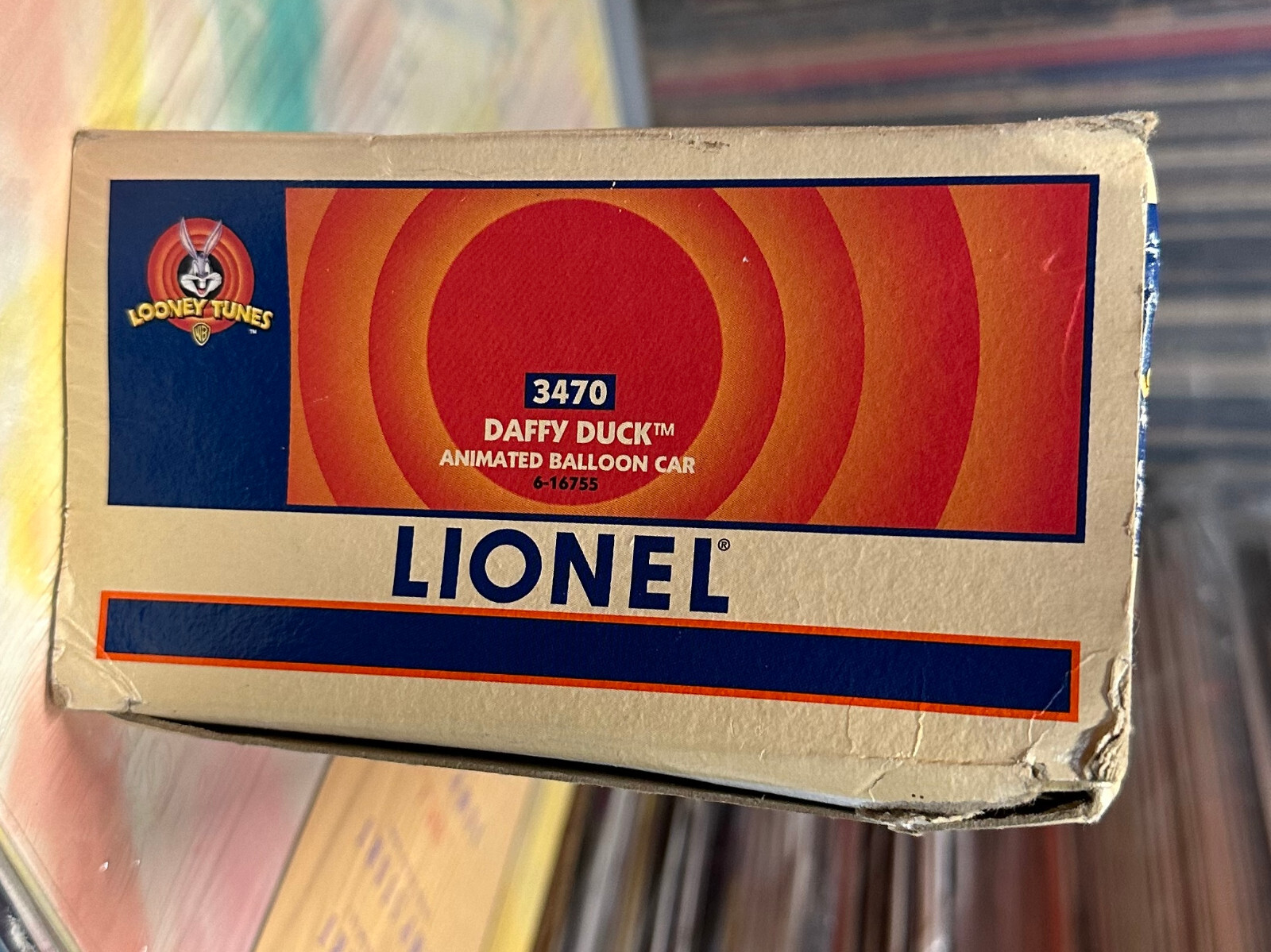 NEW Vintage 1997 LIONEL 3470 Looney Tunes DAFFY DUCK Animated Ballon Car Train