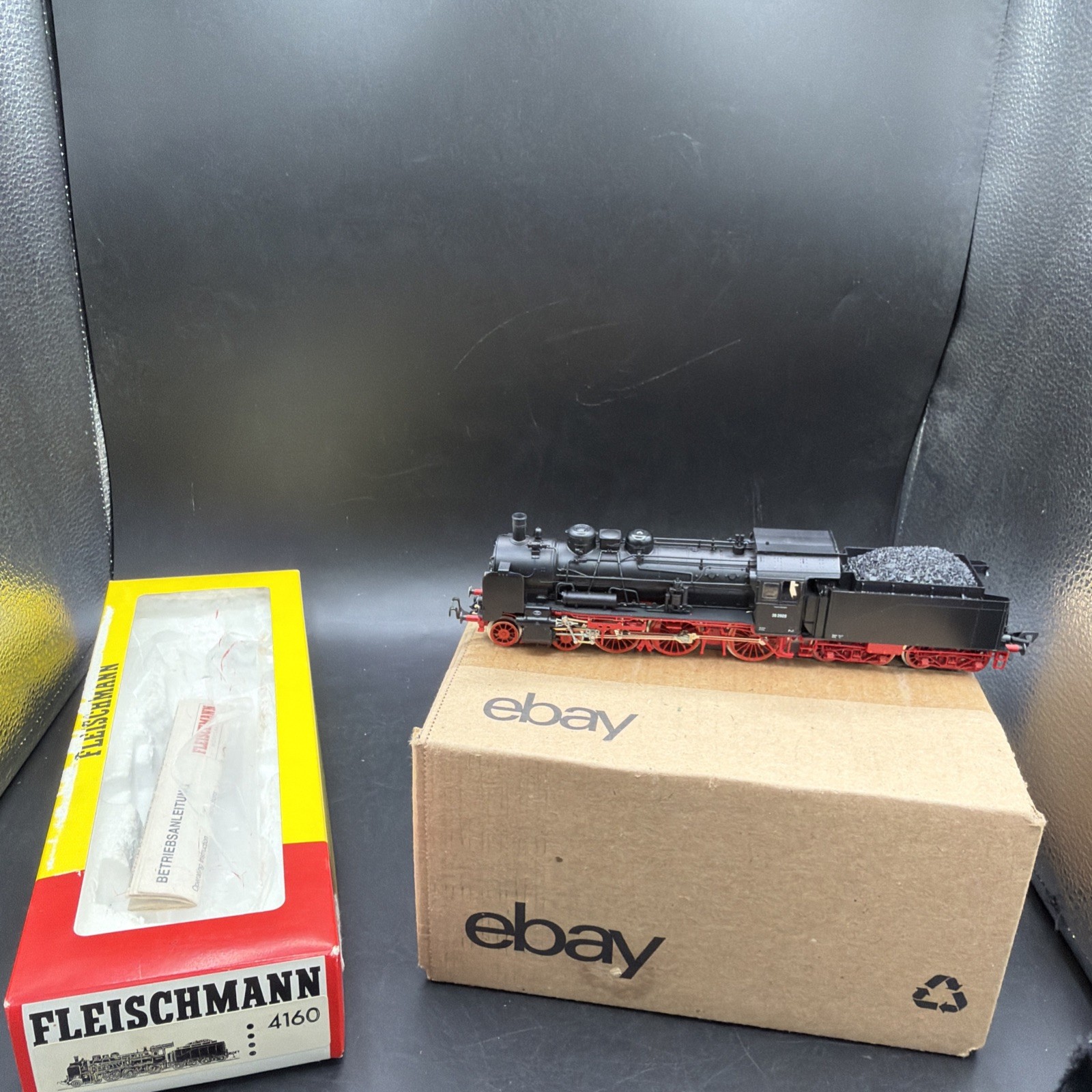 MIB Fleischmann HO Scale No 4160 German Steam Locomotive 38 2609 (B)
