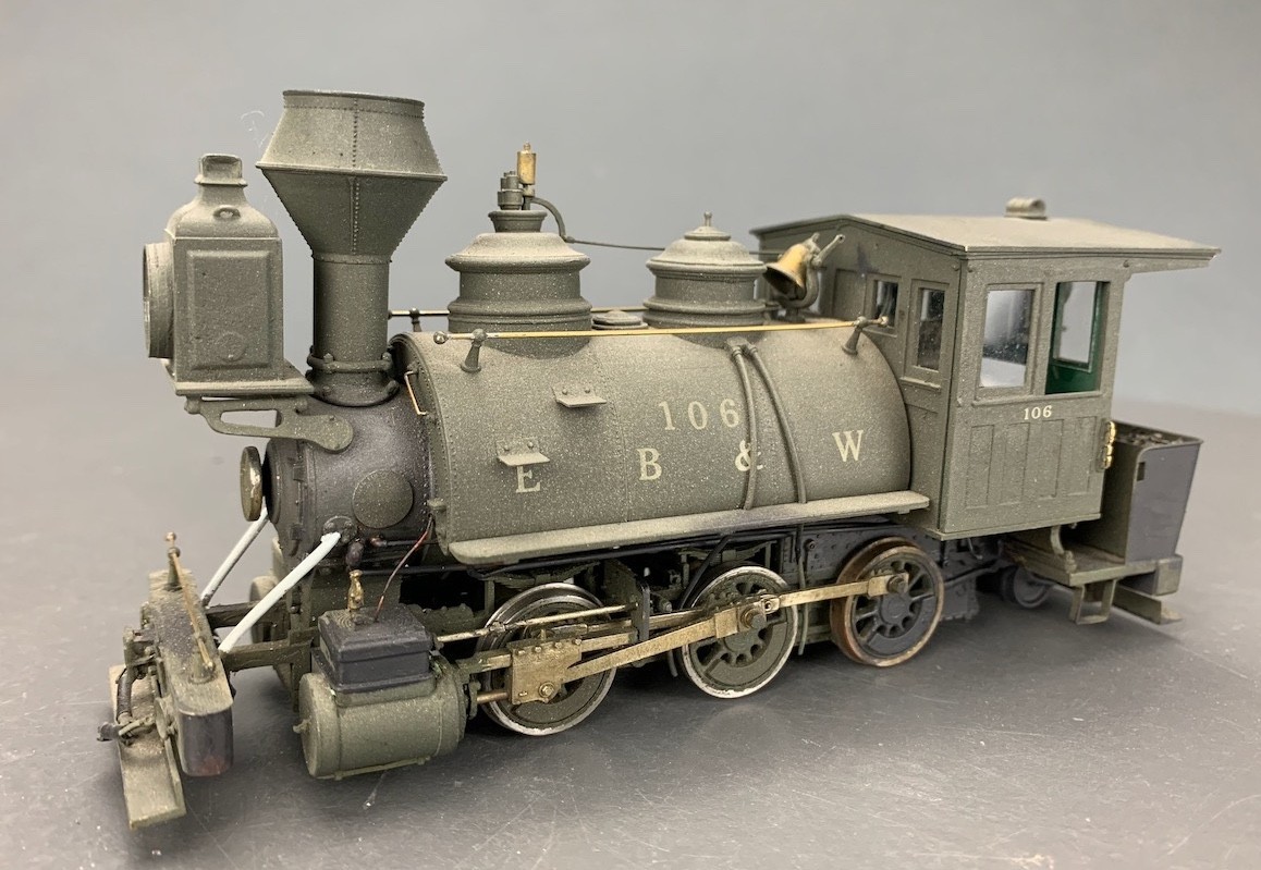 On3 Kemtron Brass 0-6-0T Class 48 Steam Locomotive EB&W #106 JER O3406