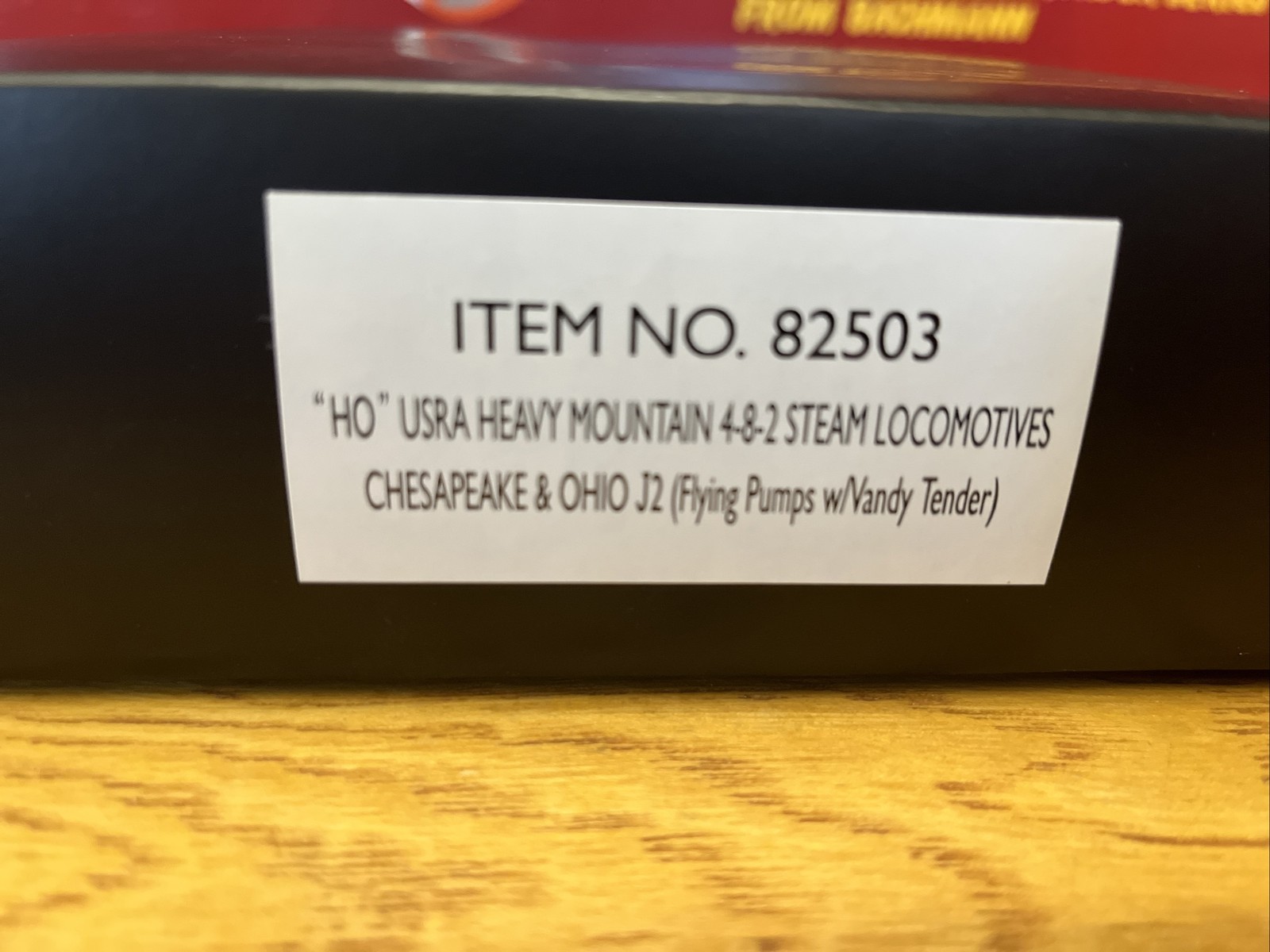 HO Bachmann Spectrum 82503 Chesapeake & Ohio Heavy Mountain 4-8-2 Locomotive