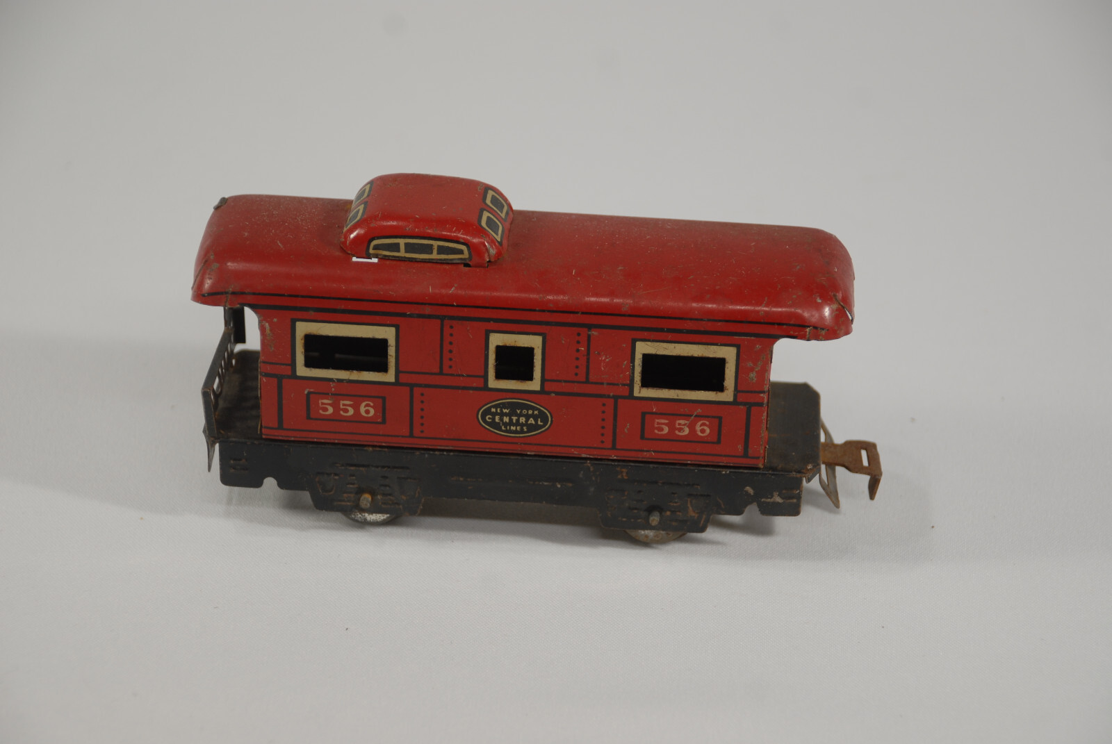 VINTAGE MARX TIN LITHO NEW YORK CENTRAL AND OTHER TRAIN CARS, 4 PIECES USA