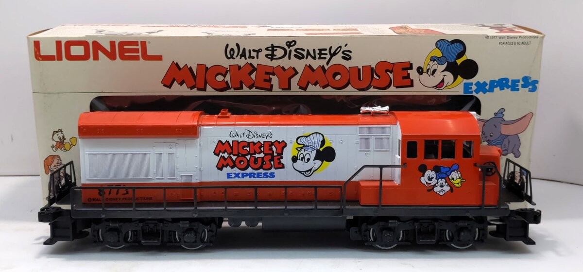 Lionel 6-8773 O Gauge Mickey Mouse U36B Diesel Locomotive #8773/Box